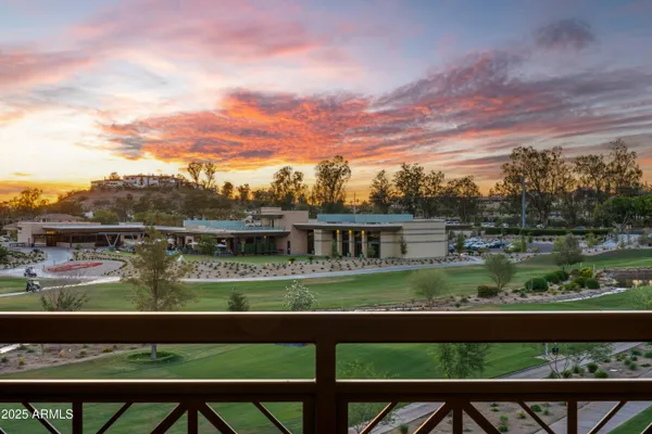 a view of lake from balcony