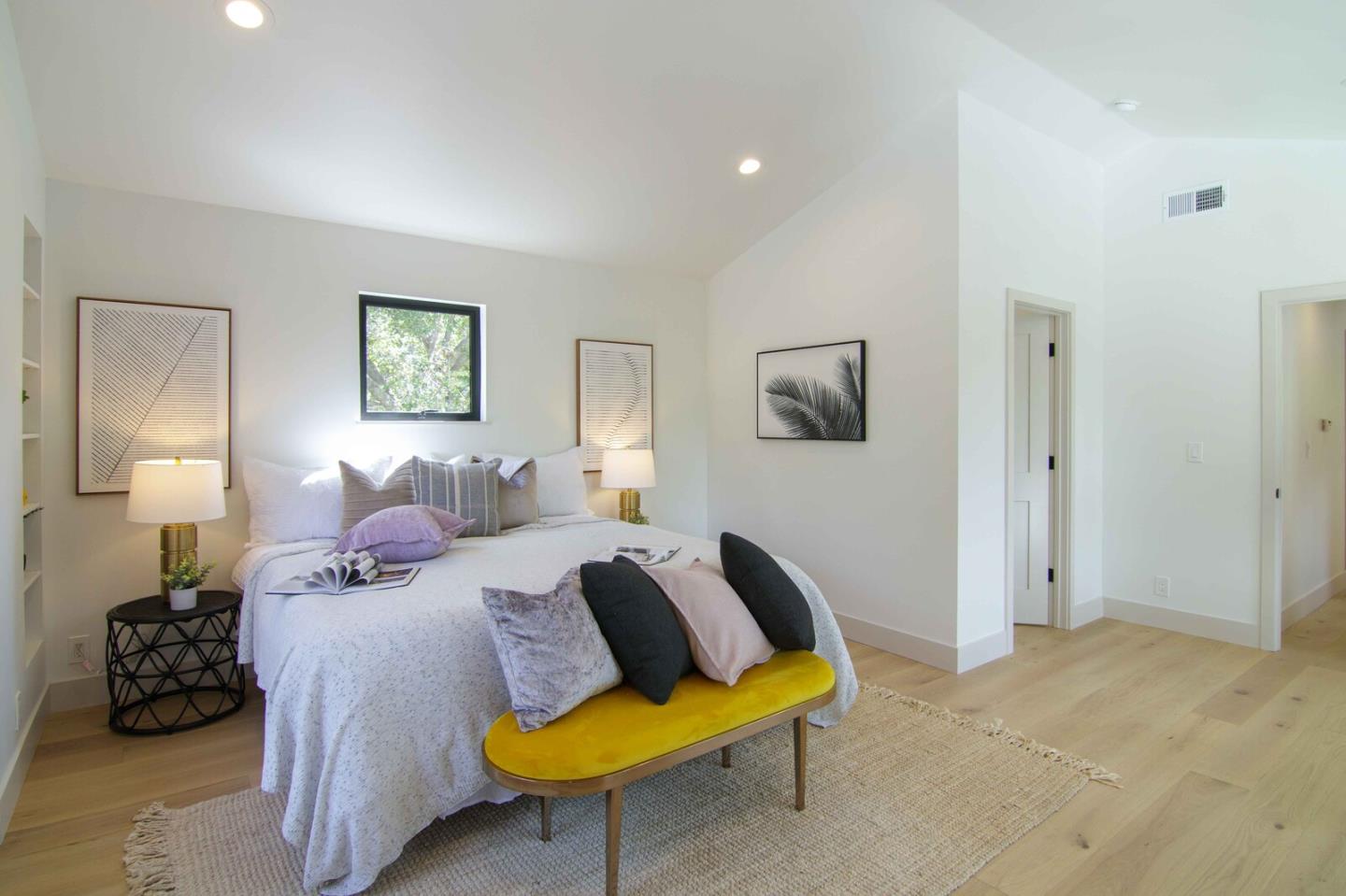 2465 Alpine Road Menlo Park, CA 94025 - Photo 11 of 28 a bedroom with a bed and a couch