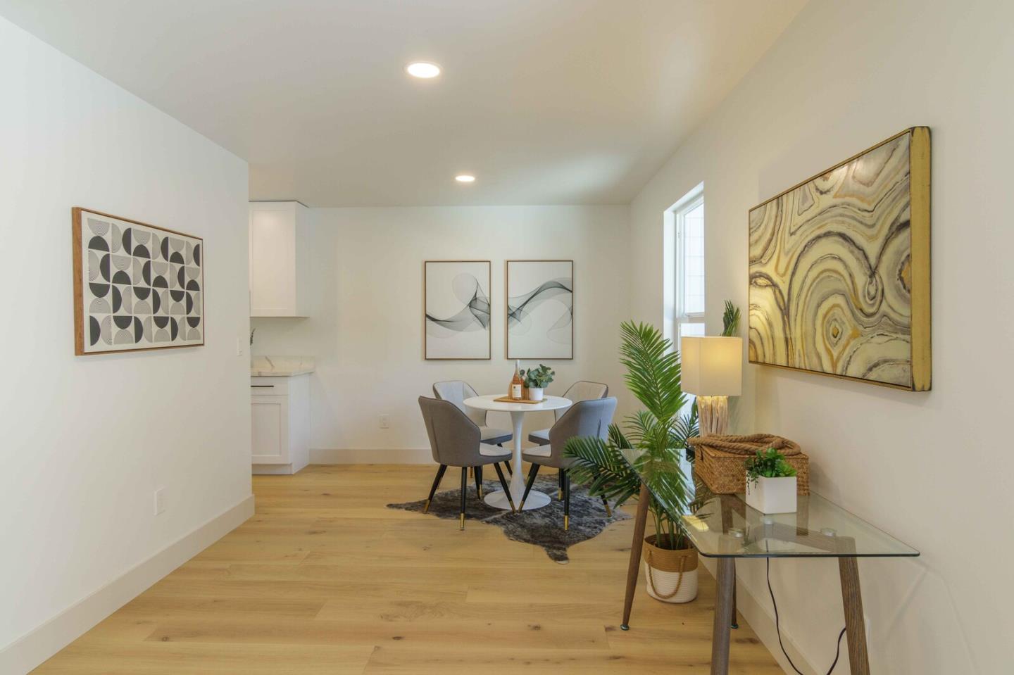 2465 Alpine Road Menlo Park, CA 94025 - Photo 23 of 28 a view of a dining room with furniture and wooden floor