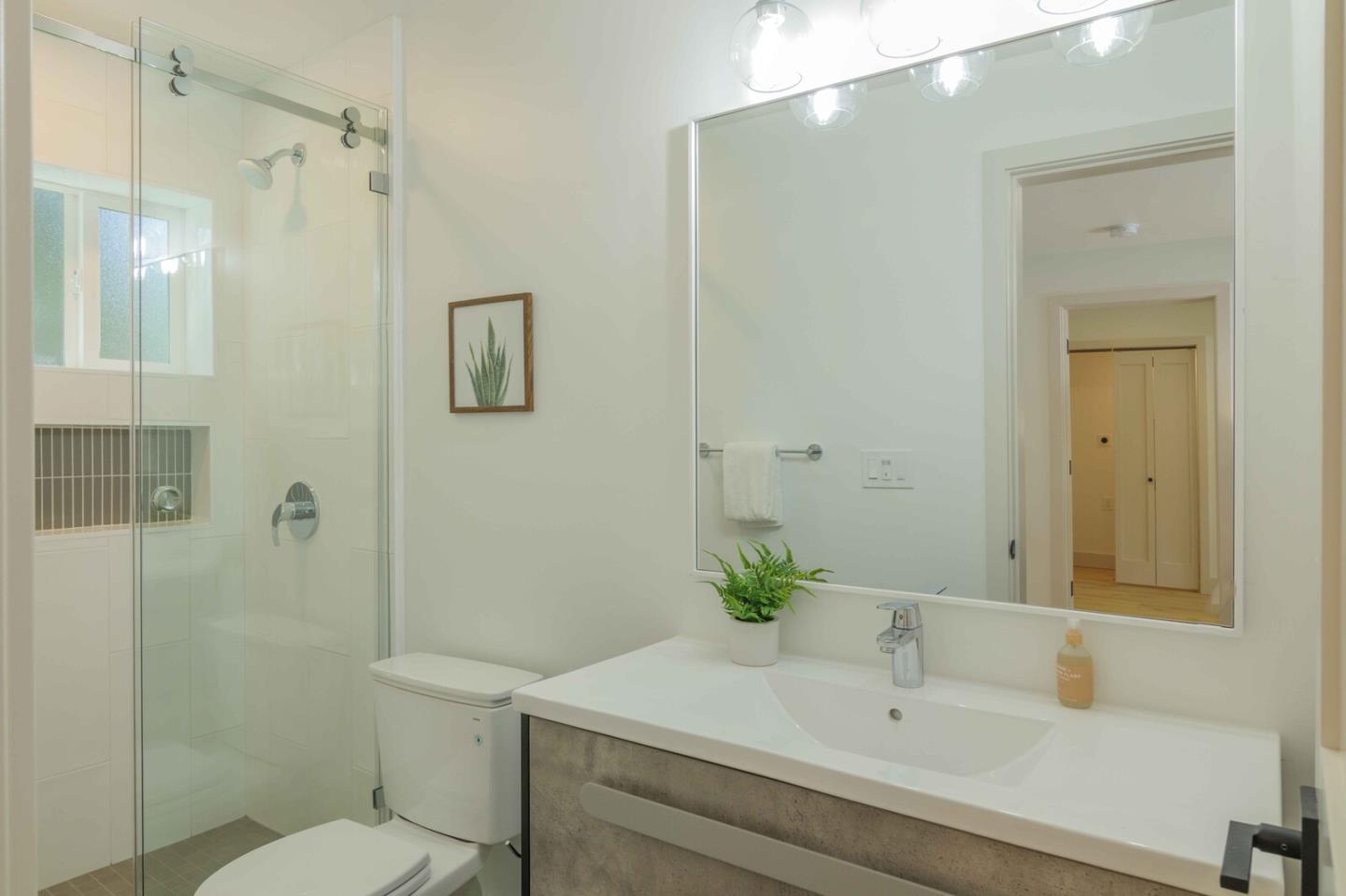 2465 Alpine Road Menlo Park, CA 94025 - Photo 24 of 28 a bathroom with a sink a toilet and shower