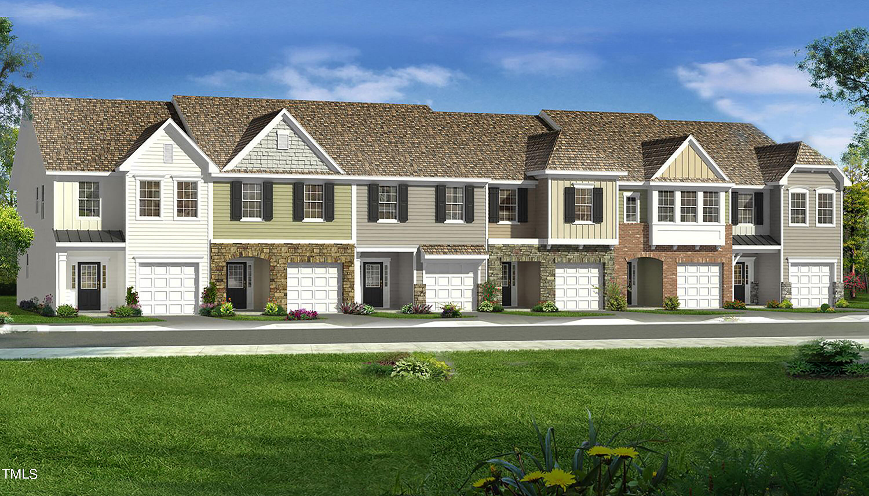 4969 Caddis Bend Raleigh, NC 27604 - Photo 1 of 30 a front view of a house with a yard