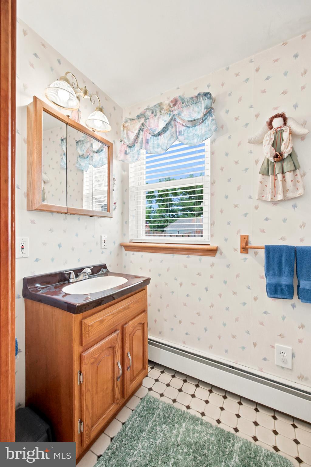 1004 Green Lane Secane, PA 19018 - Photo 20 of 49 a bathroom with a sink and a mirror