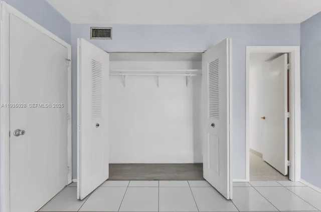 a view of an empty room