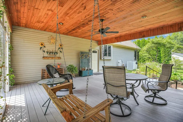 a house view with a garden space