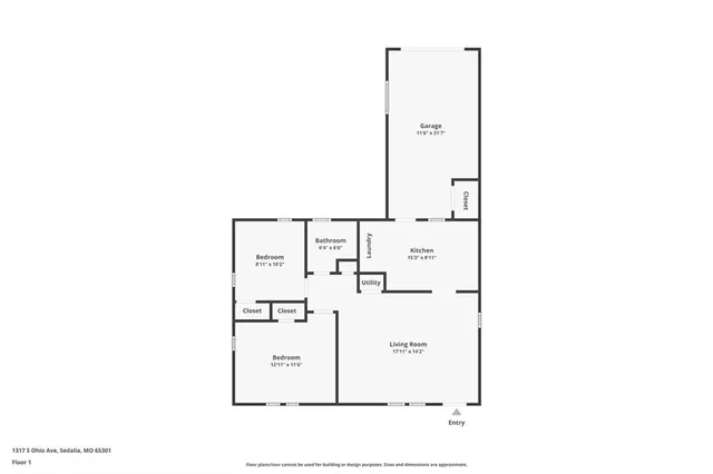 $130,000 | 1317 South Ohio Avenue, Sedalia, MO 65301