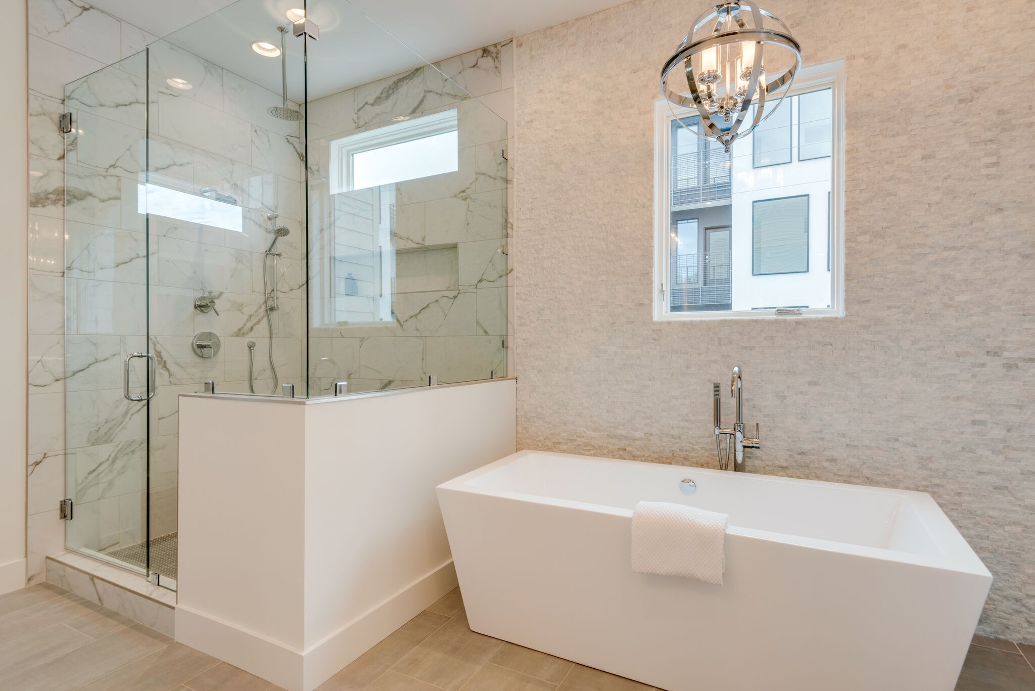 1022 B 9th Avenue South Nashville, TN 37203 - Photo 34 of 38 a bathroom with a bathtub and shower