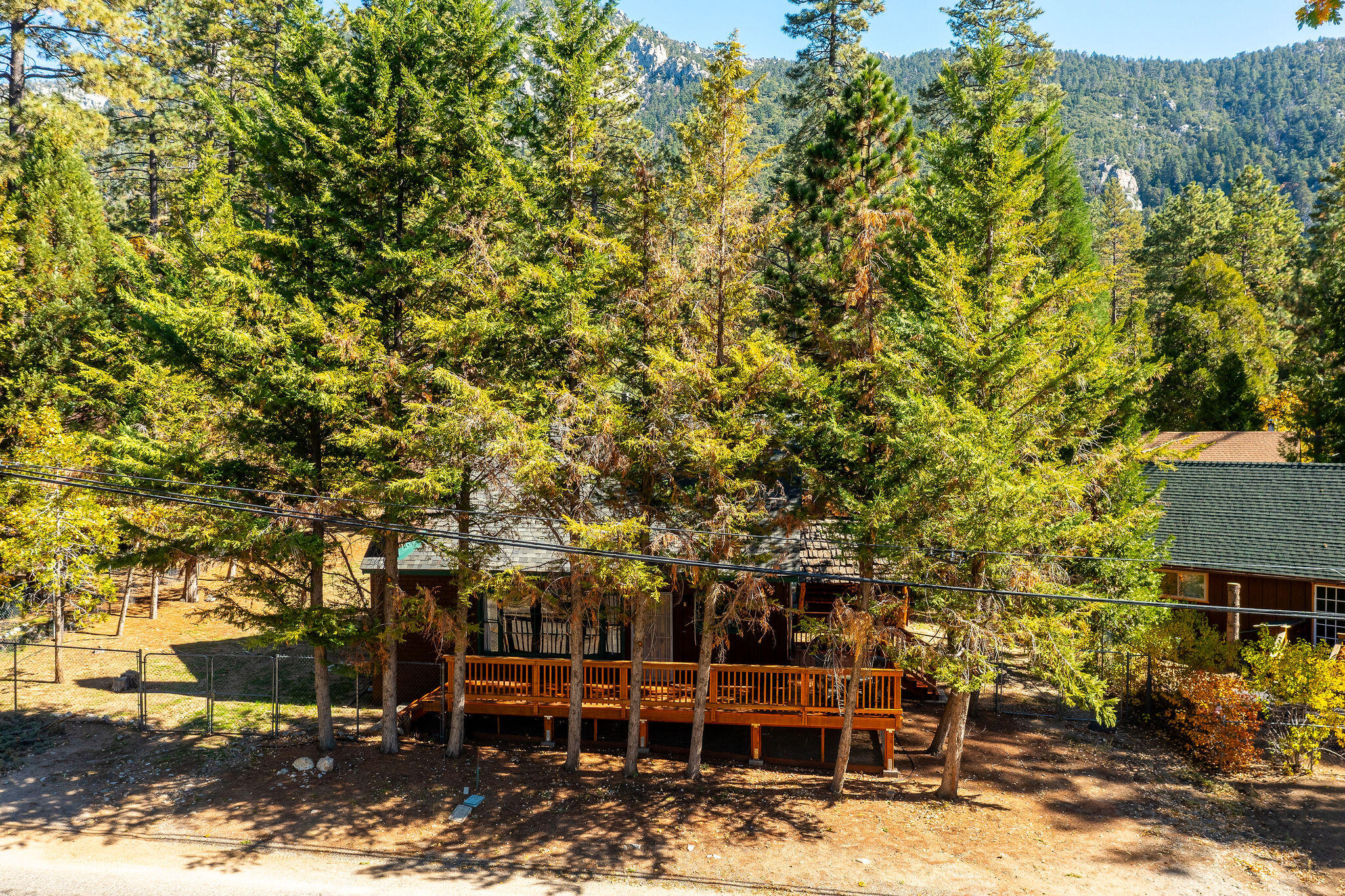 25290 Lodge Road Idyllwild, CA 92549 - Photo 37 of 46 a front view of a house with a yard
