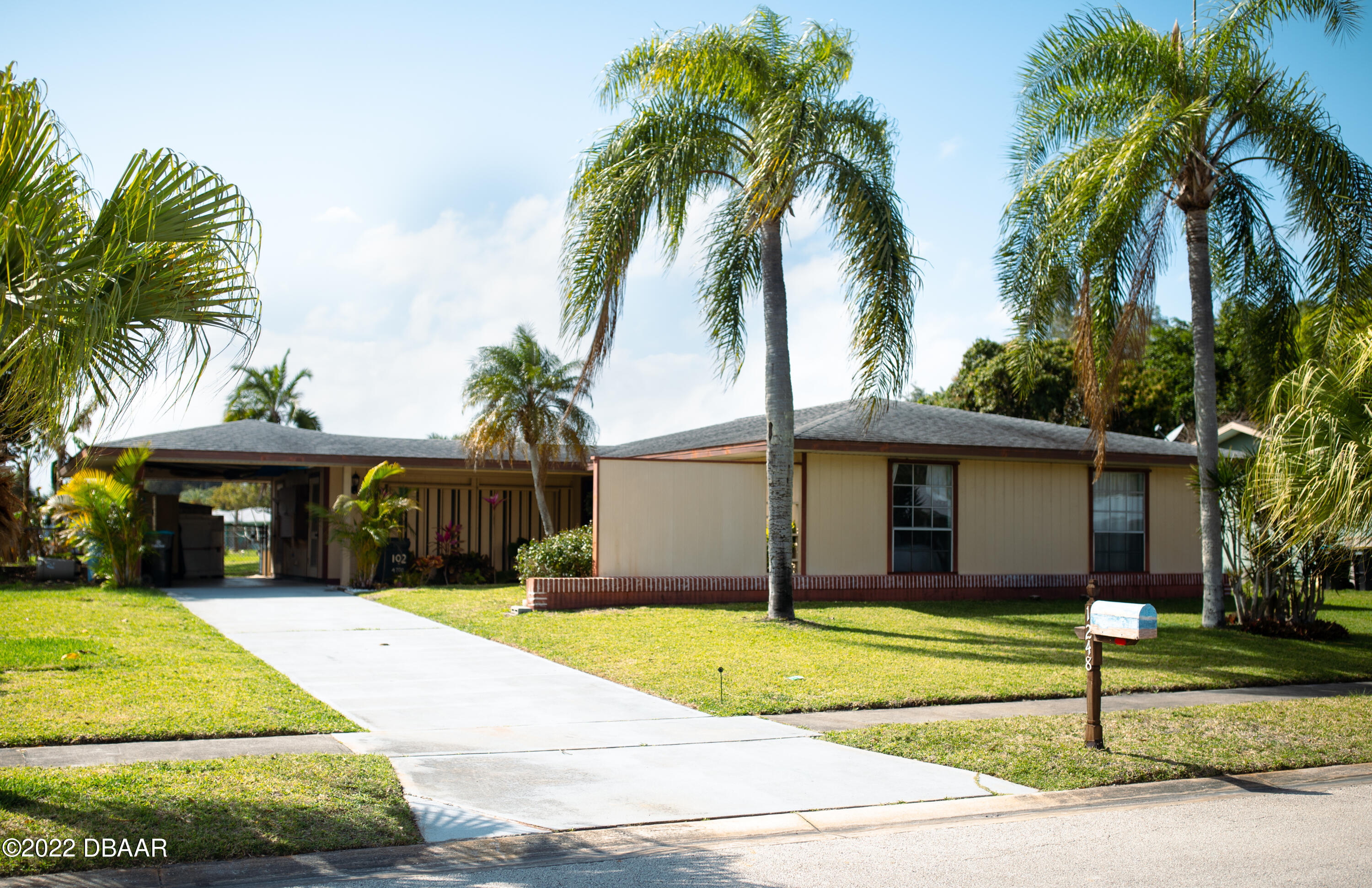 1248 Cromey Road Northeast Palm Bay, FL 32905 - Photo 1 of 21 Front of the house