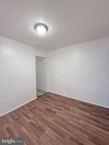 wooden floor in a room