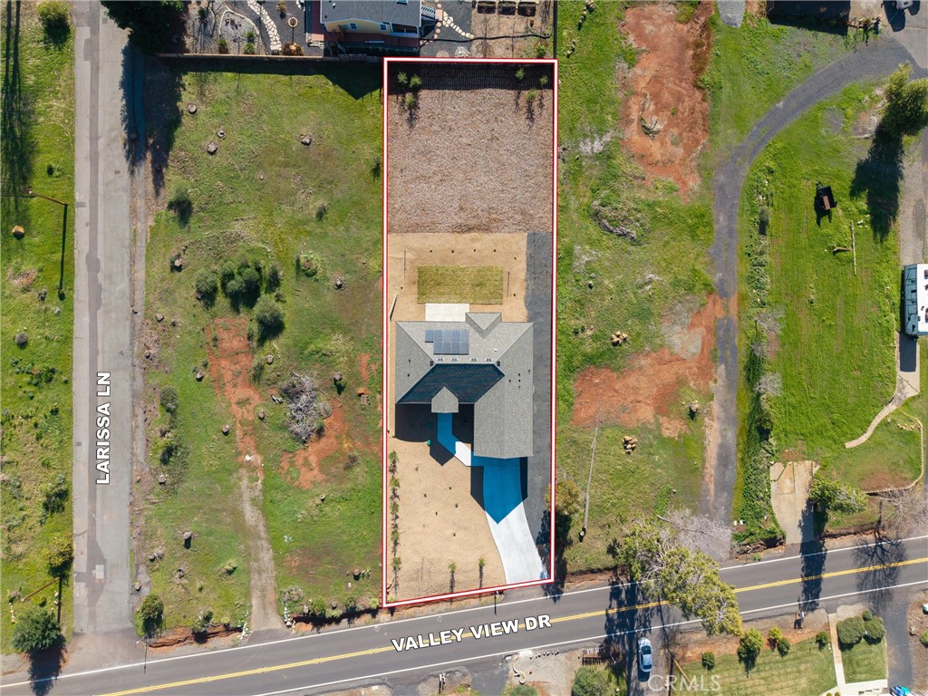 480 Valley View Drive Paradise, CA 95969 - Photo 41 of 48 an aerial view of a residential houses with yard