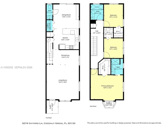 $1,399,000 | 3274 Gifford Lane, Miami, FL 33133