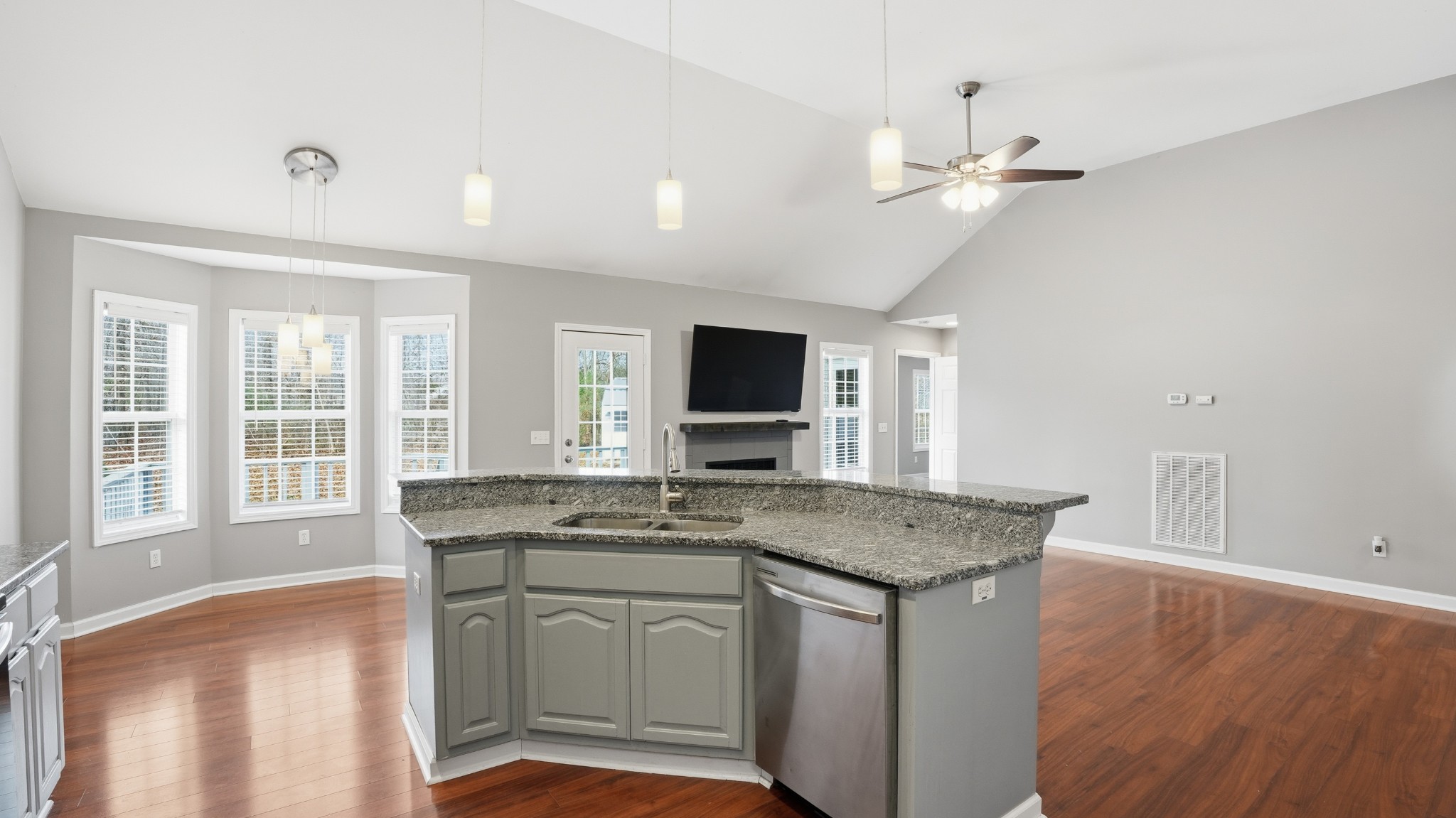 133 Riley Creek Road Tullahoma, TN 37388 - Photo 14 of 42 a kitchen with stainless steel appliances granite countertop a sink and a granite counter tops
