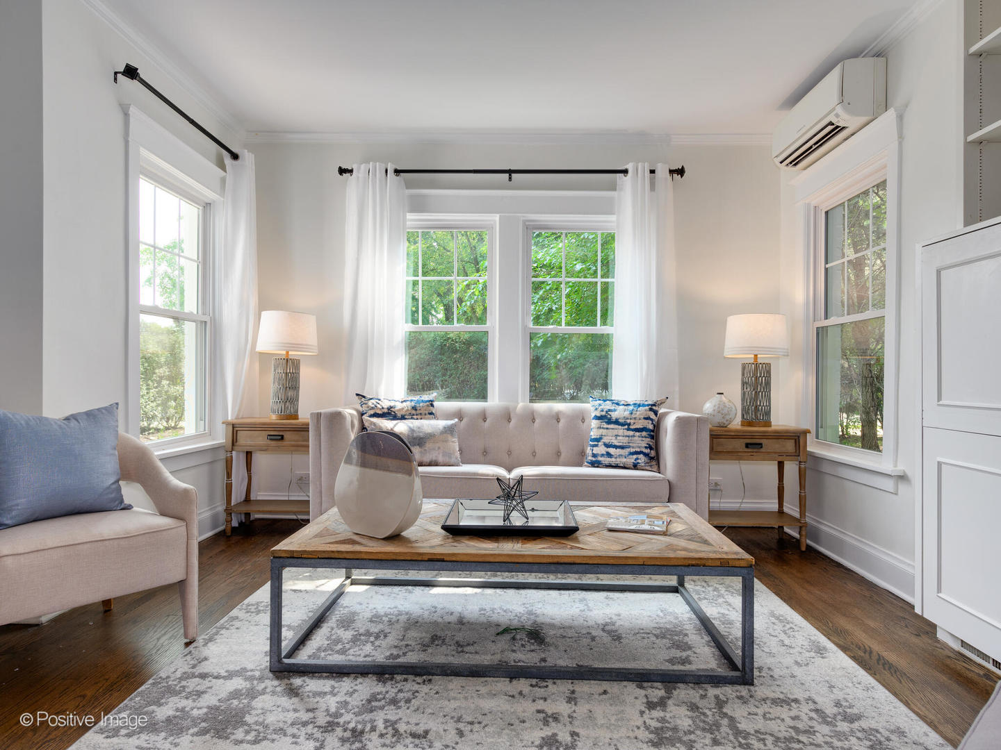1137 Willow Road Winnetka, IL 60093 - Photo 3 of 31 a living room with furniture and a large window