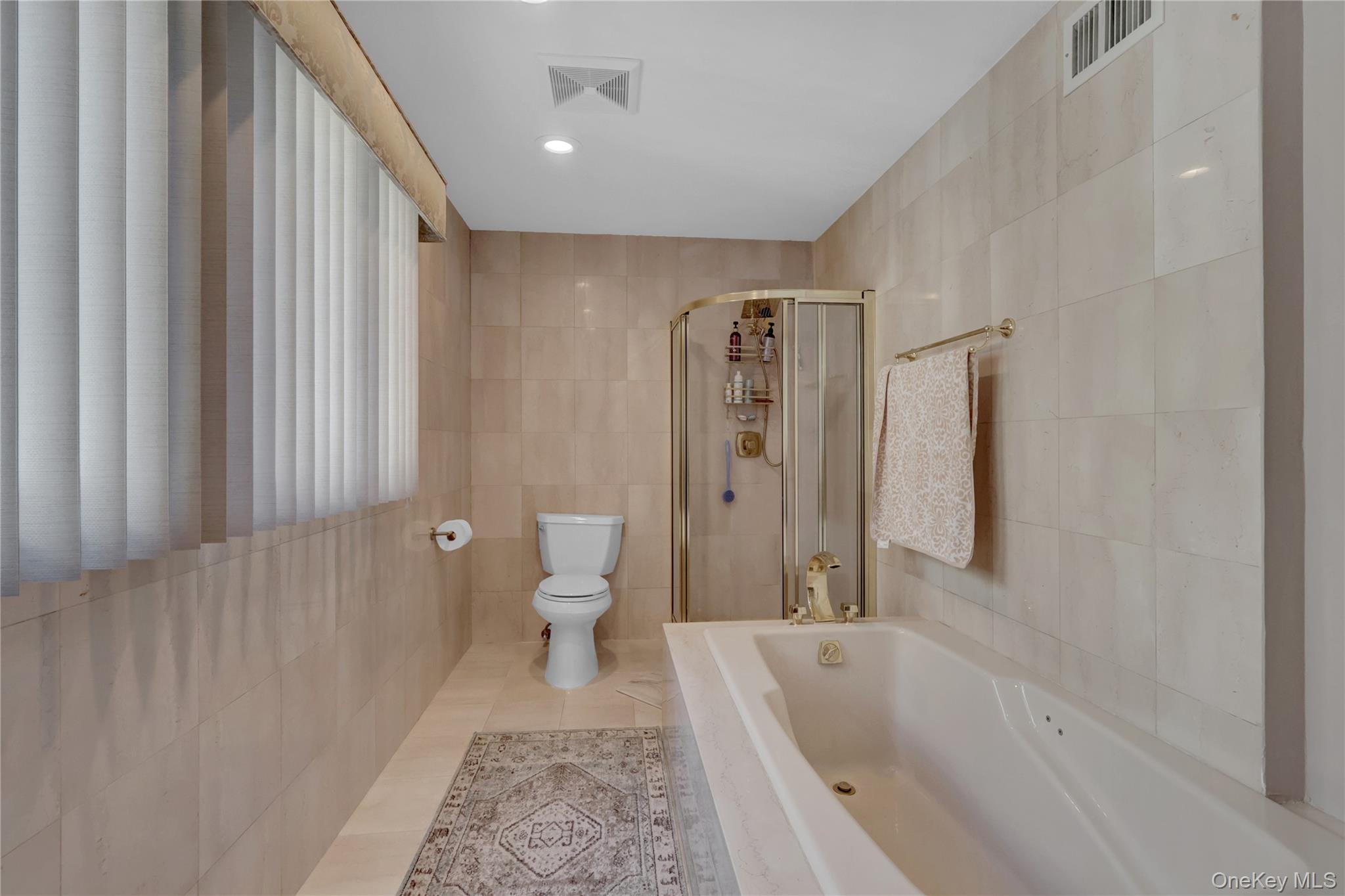 2 Riverview Terrace Smithtown, NY 11787 - Photo 22 of 48 a bathroom with a bathtub shower sink and toilet