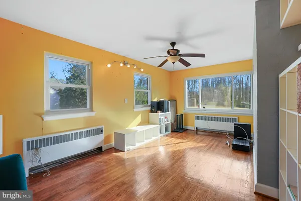 a very nice looking room with a large window