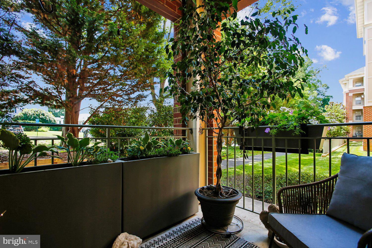 1855 Stratford Park Place, Unit 103 Reston, VA 20190 - Photo 36 of 49 Balcony