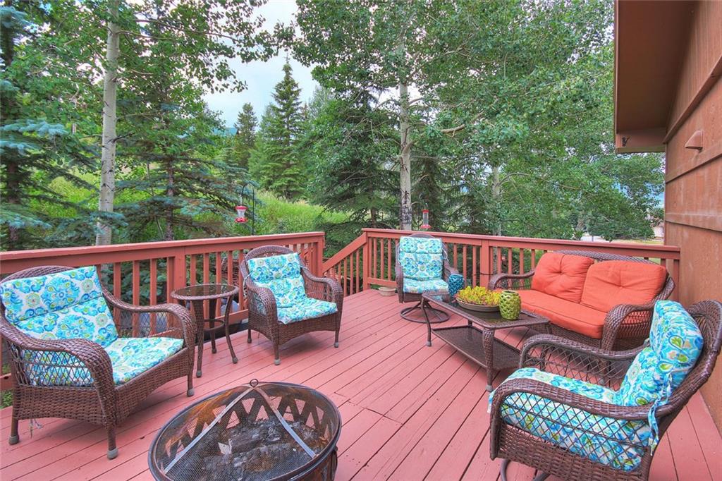 627 Deer Path Road Dillon, CO 80435 - Photo 10 of 25 a view of a chairs and table on the deck