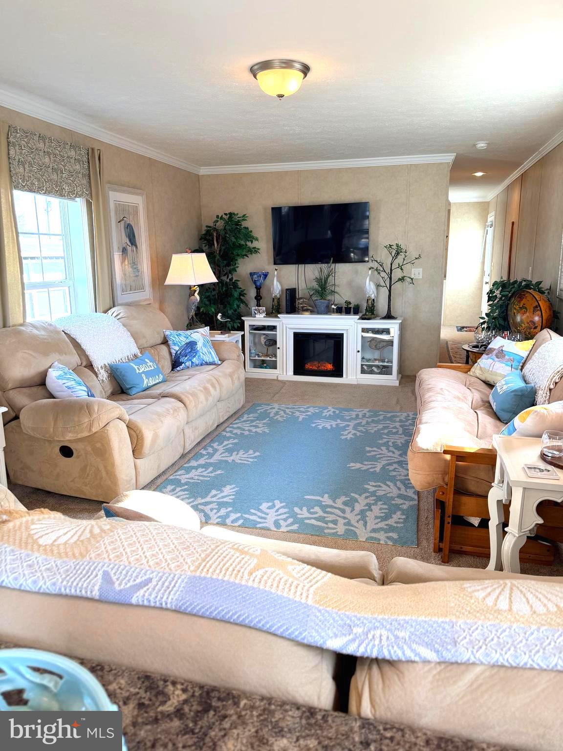38025 Rabbit Road, Unit 101 Ocean View, DE 19970 - Photo 26 of 112 a living room with furniture and a fireplace
