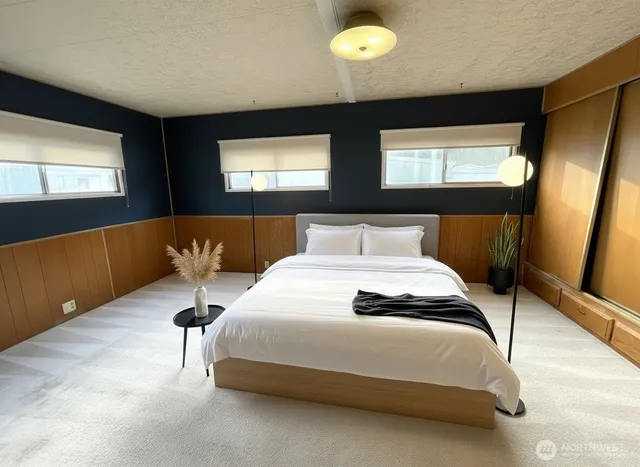 a view of elevator with hallway