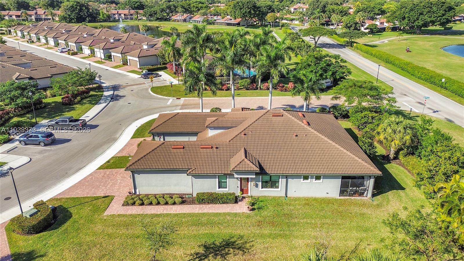 9145 Passiflora Way Boca Raton, FL 33428 - Photo 32 of 54 an aerial view of residential houses with outdoor space and swimming pool