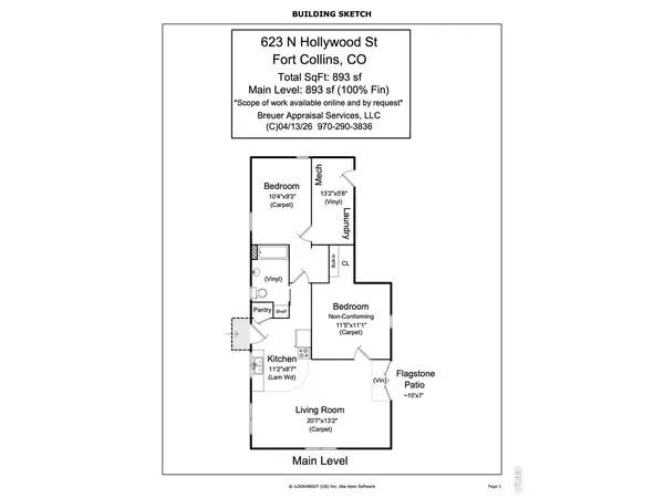 $550,000 | 623 North Hollywood Street, Fort Collins, CO 80521