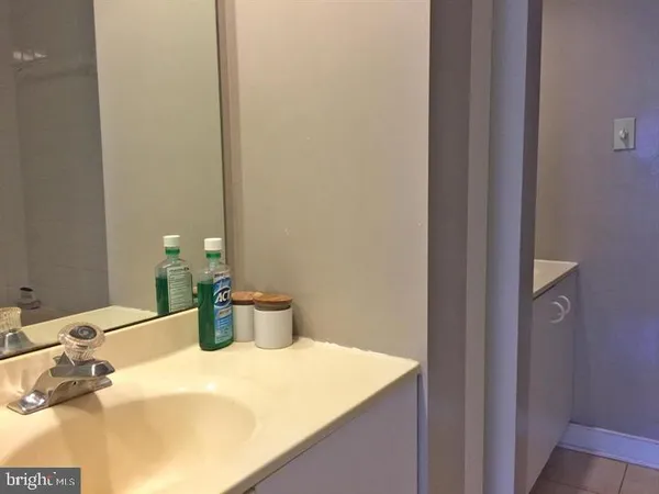 a bathroom with a sink