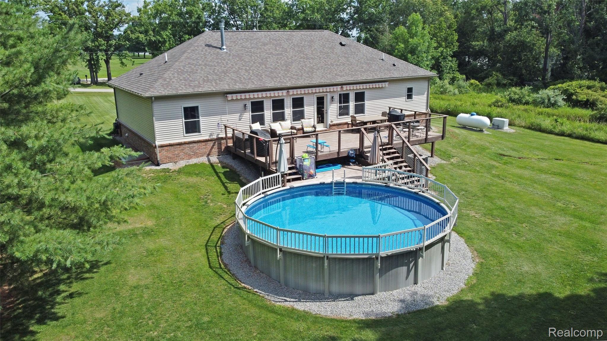 4223 Merwin Road Lapeer, MI 48446 - Photo 60 of 83 59) Aerial Backyard.jpg