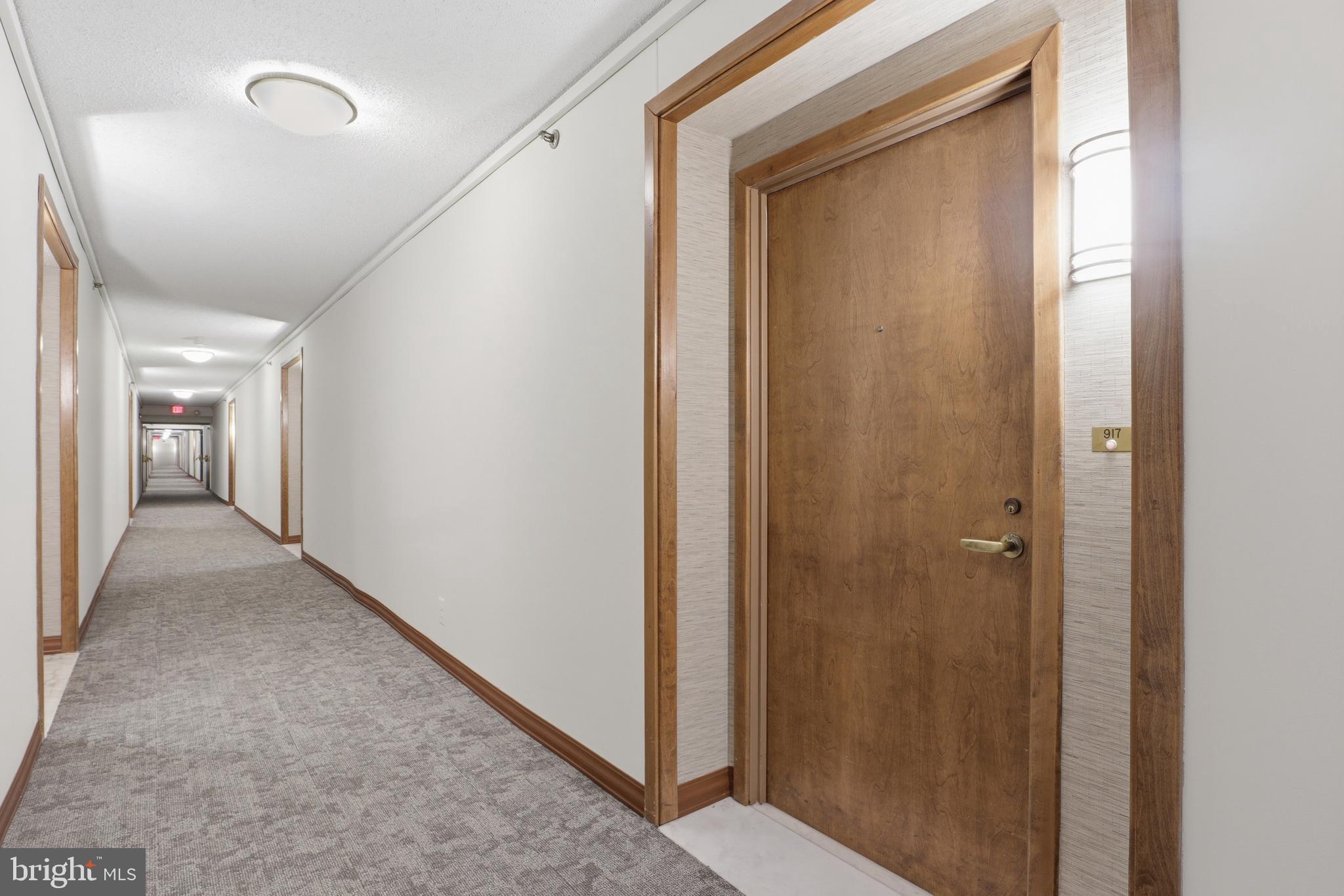 5505 Seminary Road, Unit 917N Falls Church, VA 22041 - Photo 4 of 17 Inviting hallway with wooden accents
