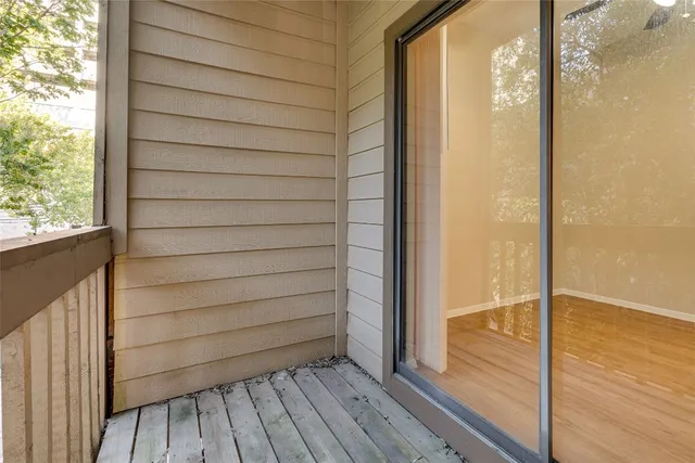 a view of front door