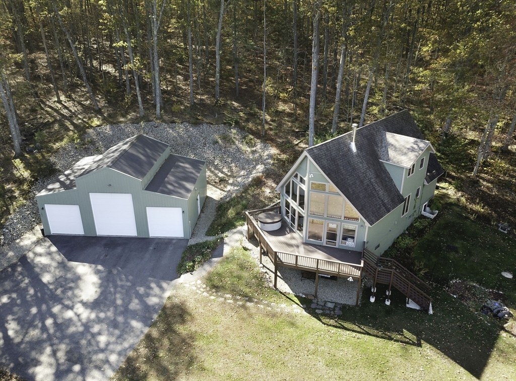 17 West Shore Drive Ashburnham, MA 01430 - Photo 1 of 42 an aerial view of a house with a yard