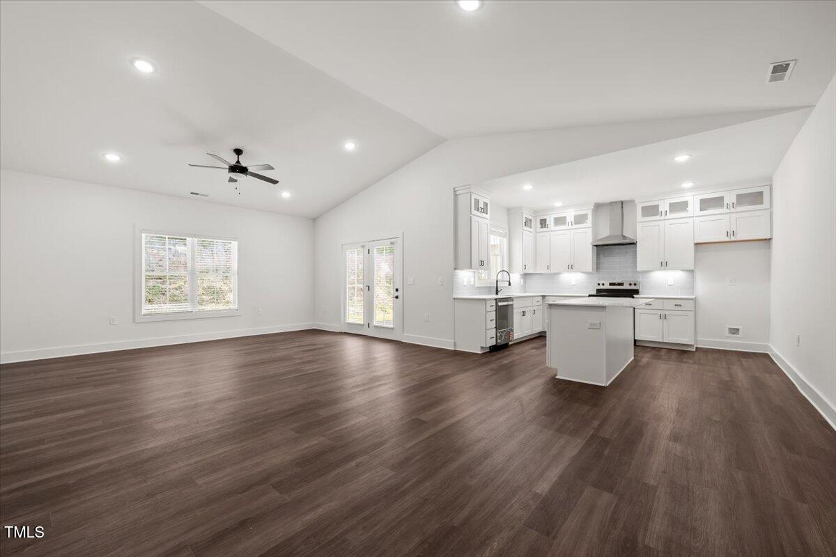 130 Old Heritage Road Randleman, NC 27317 - Photo 8 of 24 a view of kitchen with windows and refrigerator
