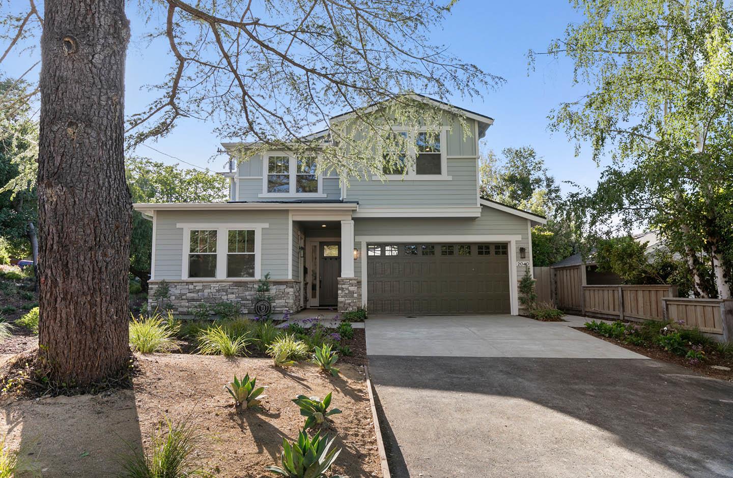2040 Sharon Road Menlo Park, CA 94025 - Photo 1 of 1 a front view of a house with garden