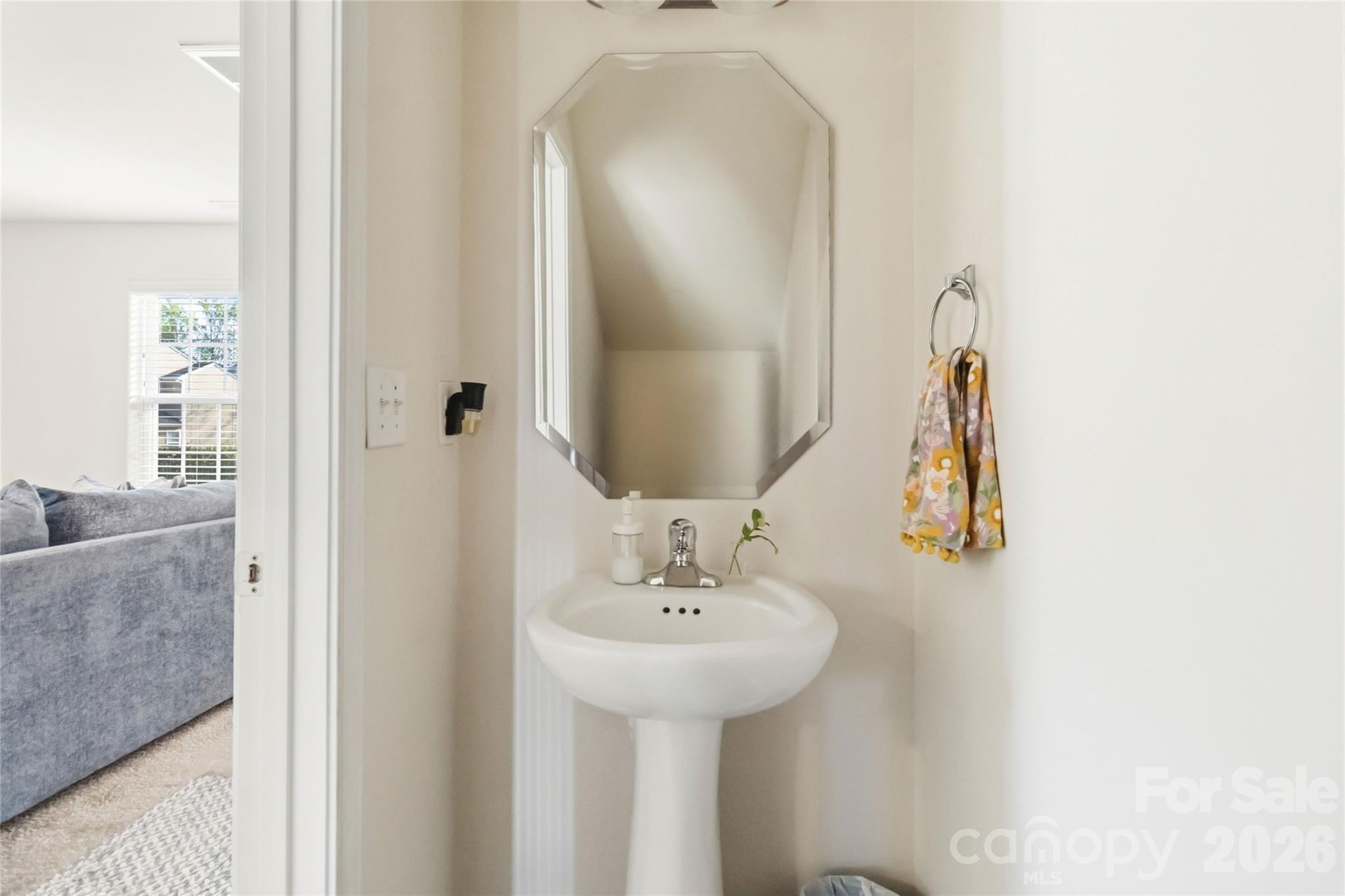 14015 Rory Glen Lane Charlotte, NC 28215 - Photo 16 of 28 a bathroom with a sink and a mirror