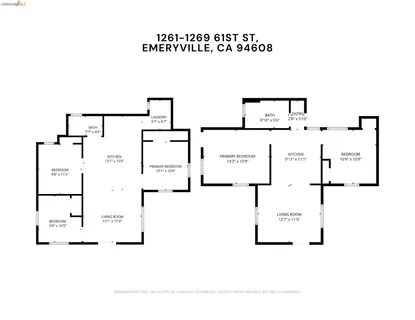 $829,000 | 1261 61st Street, Emeryville, CA 94608