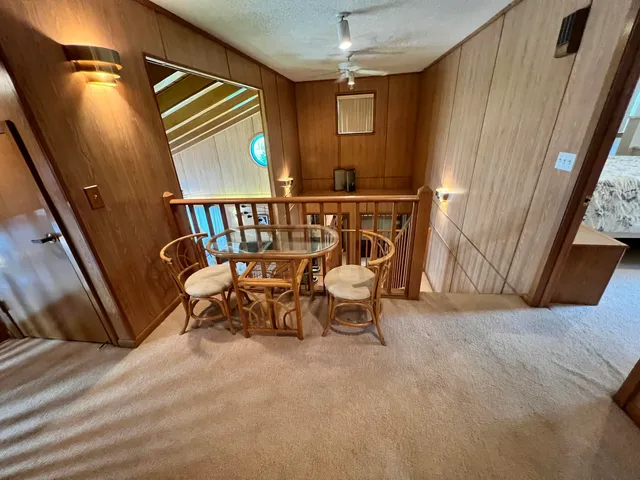 a swimming pool view with a lake view