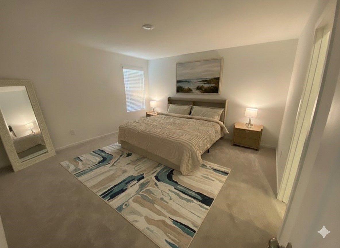 11903 Bat Sheva Lane Houston, TX 77048 - Photo 11 of 21 a bedroom with a bed and wooden floor