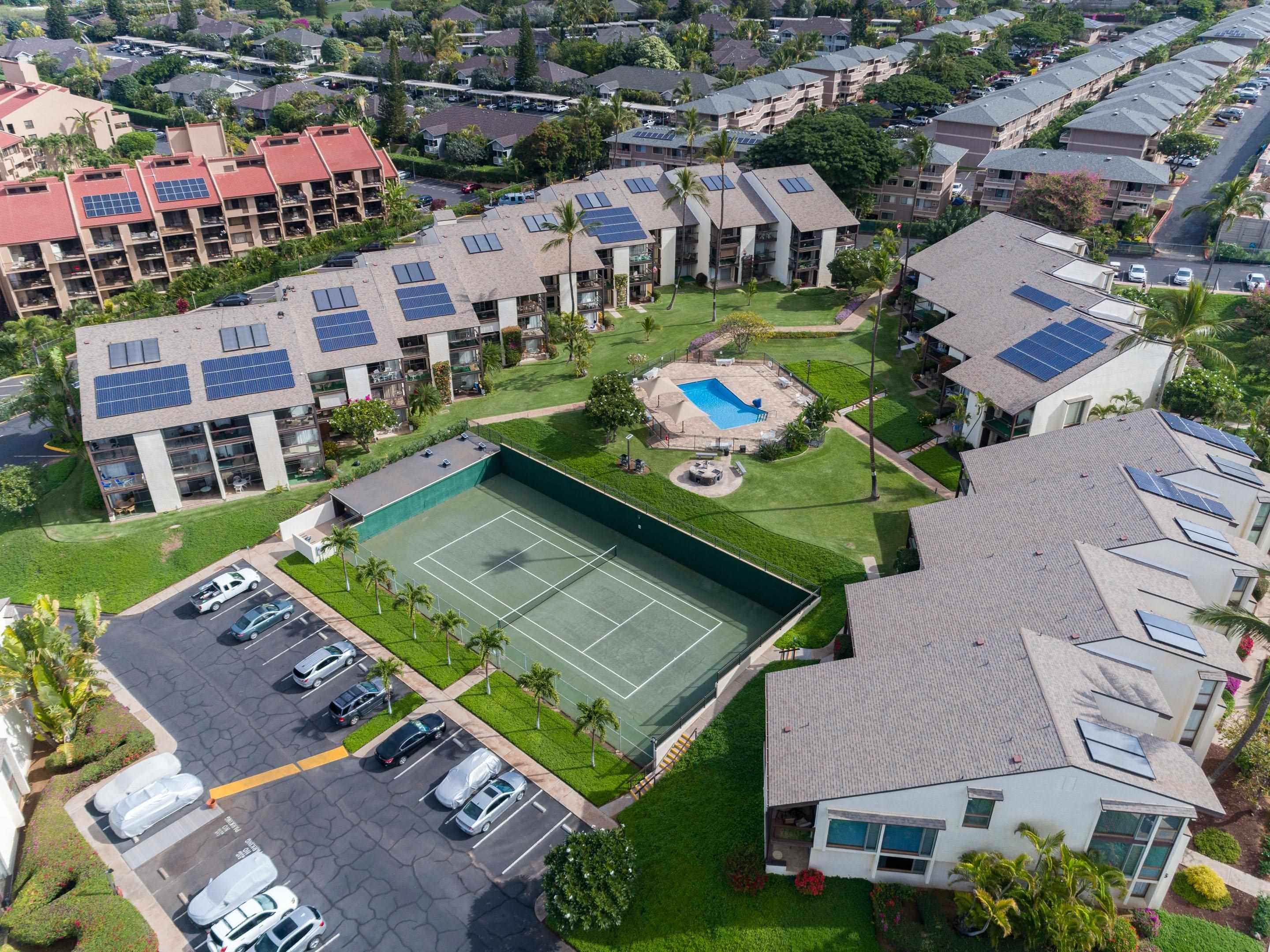 2737 South Kihei Road, Unit 1119 Kihei, HI 96753 - Photo 17 of 24 an aerial view of multiple houses with yard
