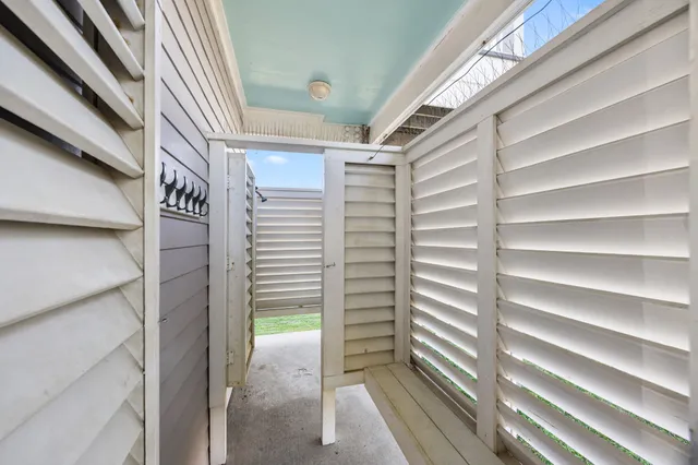 a view of stairs and an empty room