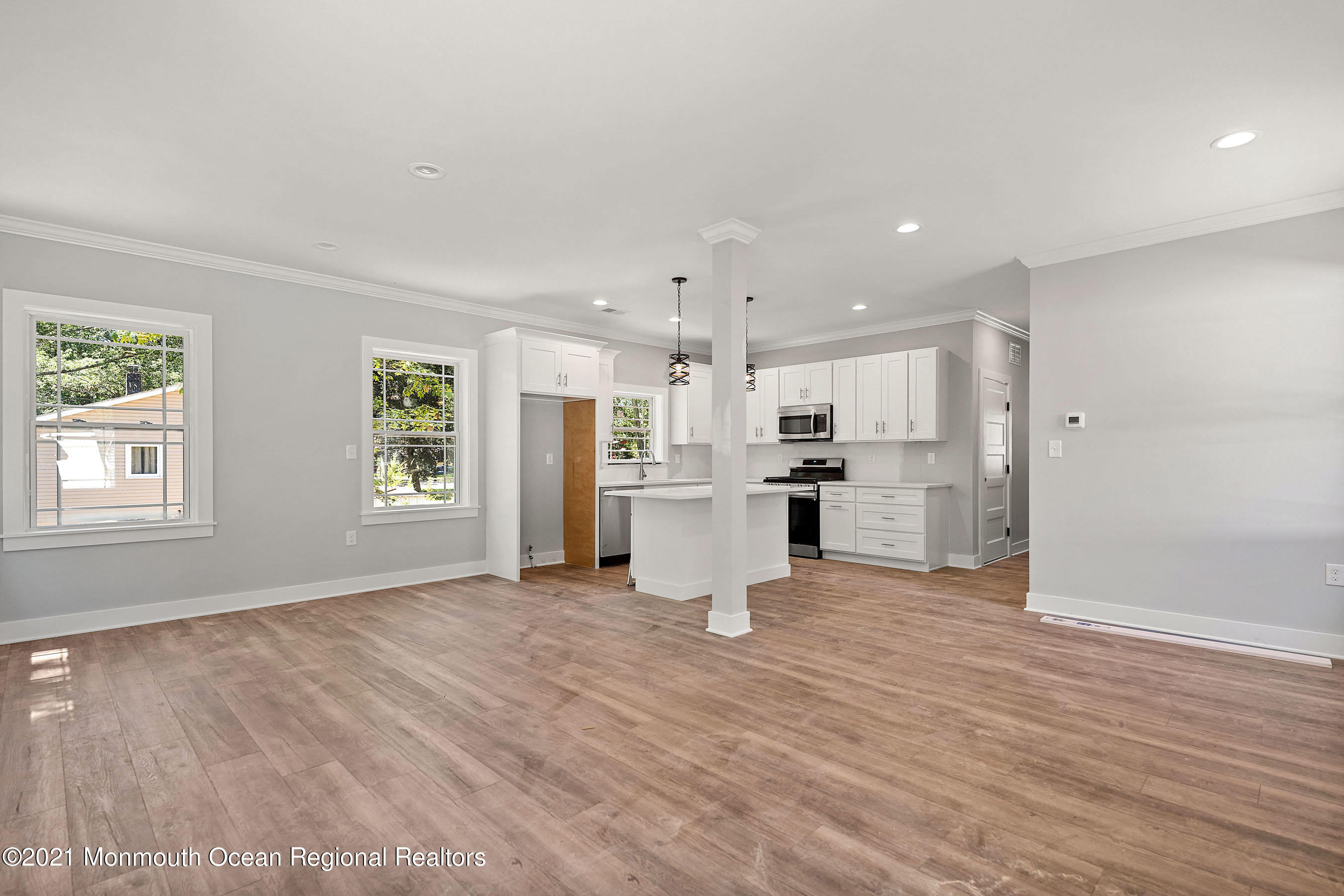 308 Riverside Drive Bayville, NJ 08721 - Photo 15 of 35 a view of kitchen with wooden floor