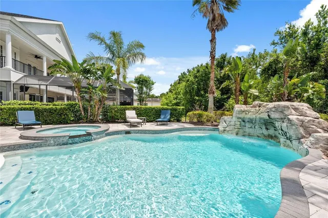 a living room with furniture and white walls