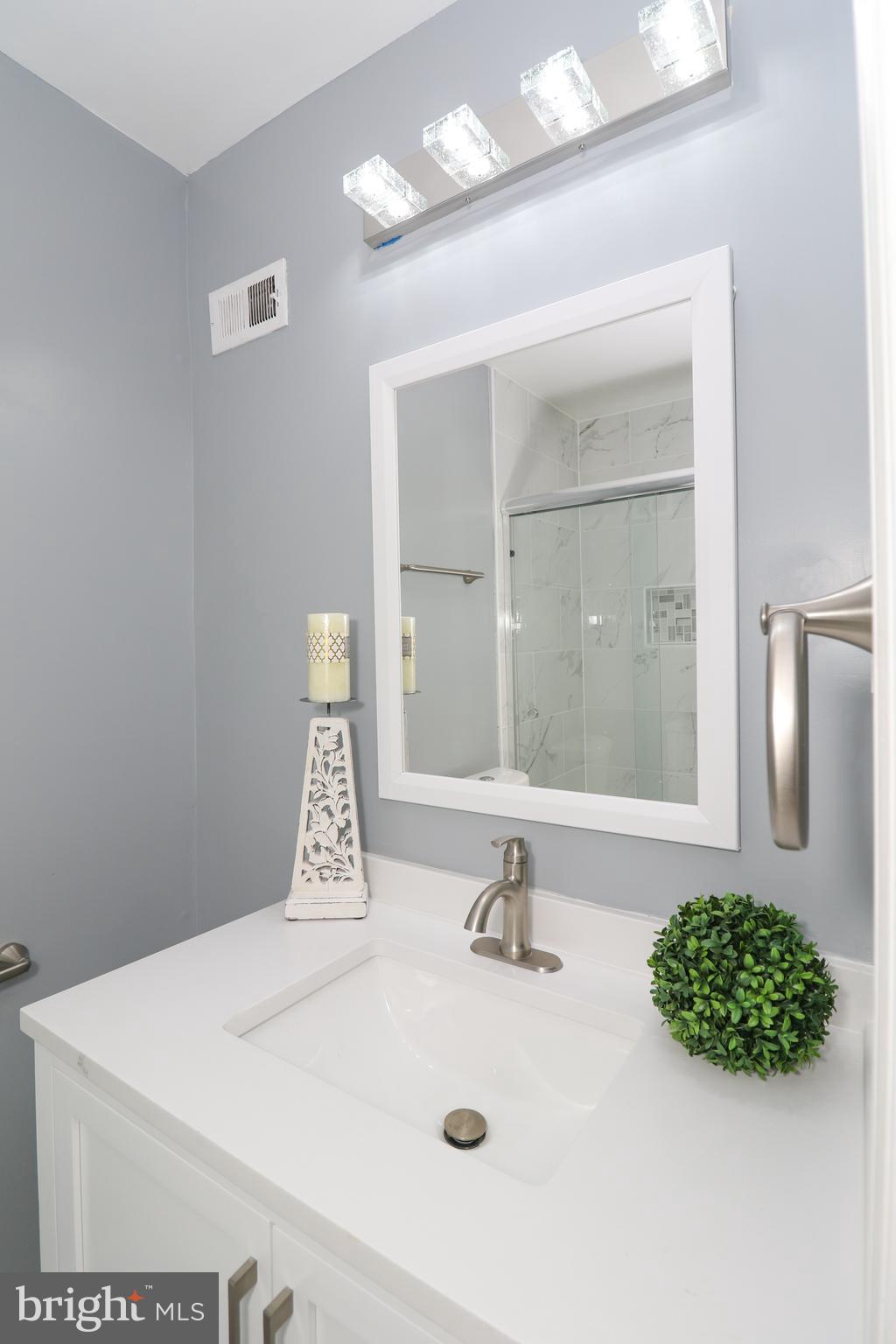 2309 Ravensdon Court Reston, VA 20191 - Photo 68 of 76 a bathroom with a sink and a mirror