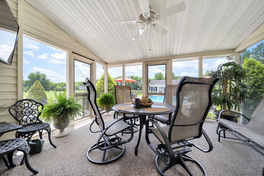 205 Spring Valley Road Hendersonville, TN 37075 - Photo 9 of 51 a view of a dining room with furniture window and outside view