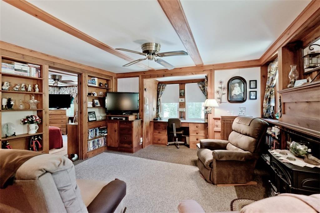 9 Out Road West Newfield, ME 04095 - Photo 17 of 35 Den off of the Kitchen with a gas...