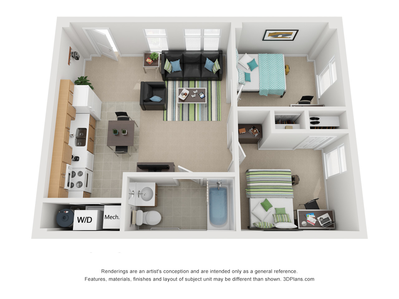 1007 South Locust Street Champaign, IL 61820 - Photo 14 of 18 a living room with lots of furniture and clutter