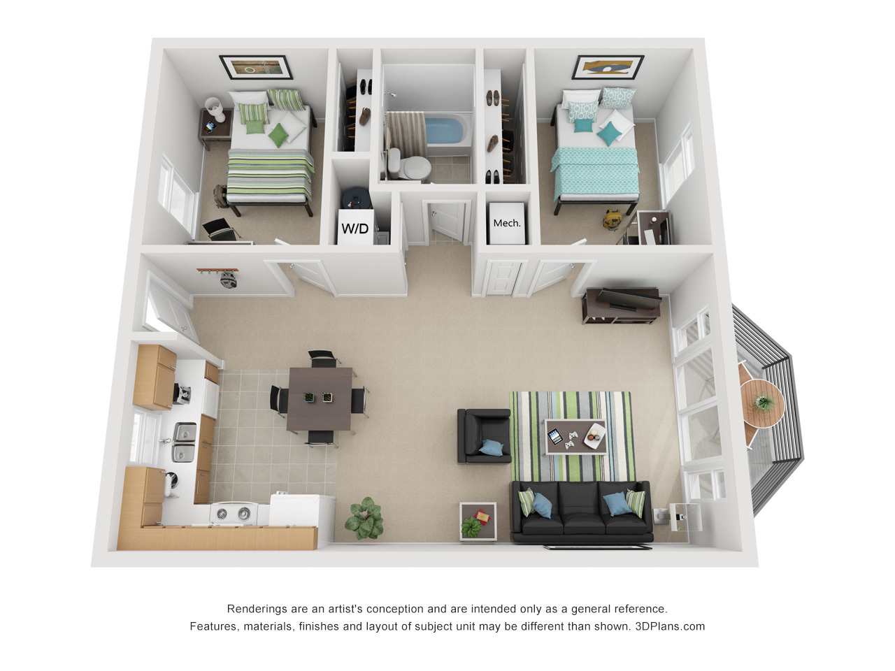 1007 South Locust Street Champaign, IL 61820 - Photo 15 of 18 a picture of a living room with furniture