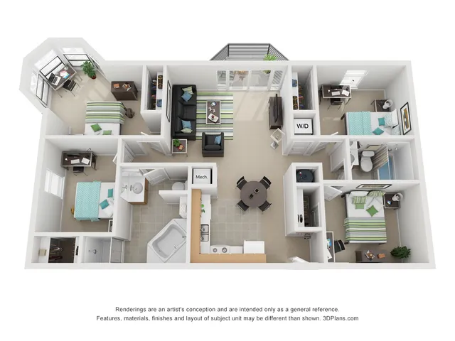 a picture of a living room with furniture