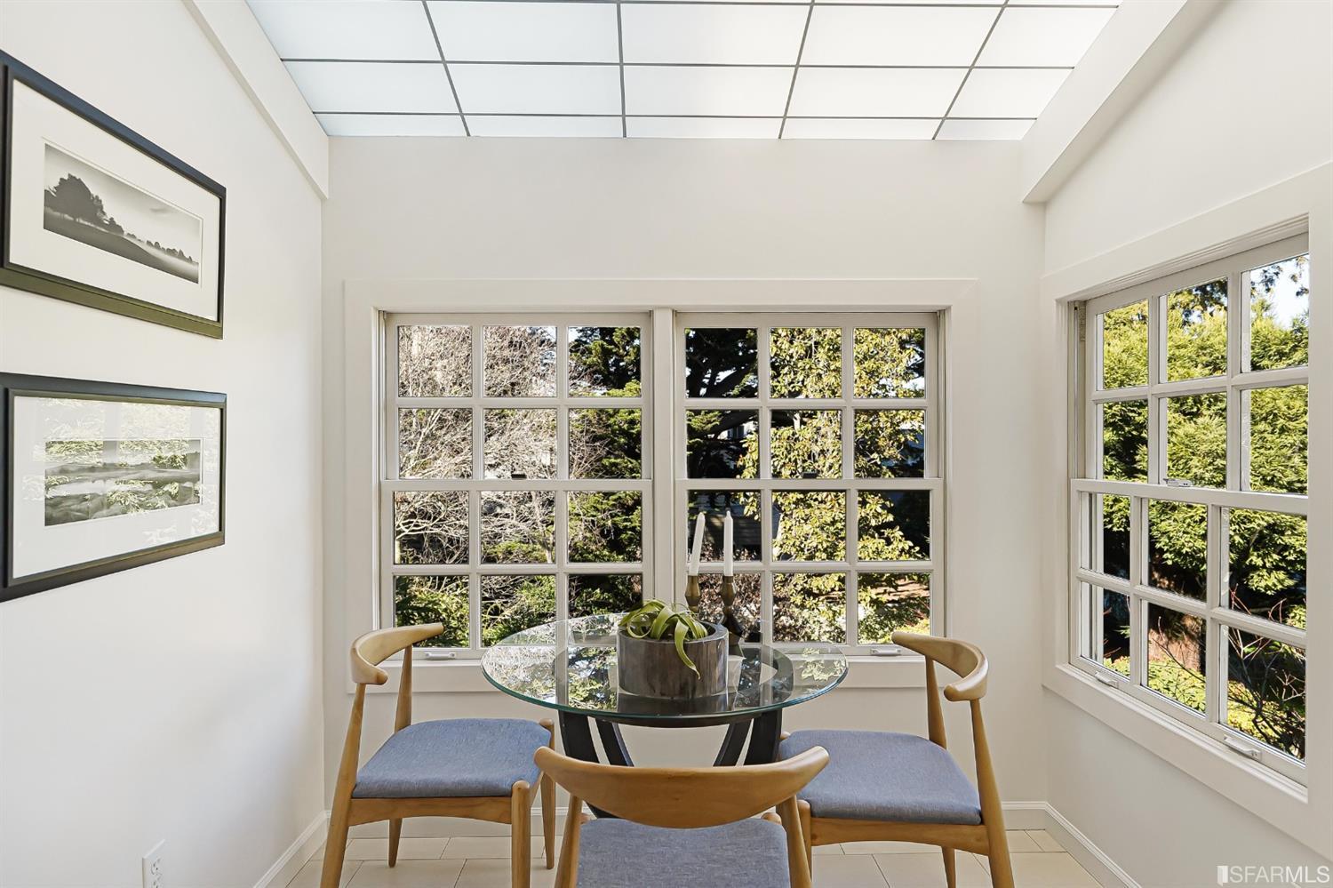 720 Waller Street San Francisco, CA 94117 - Photo 18 of 44 a view of a dining room with furniture window and outside view
