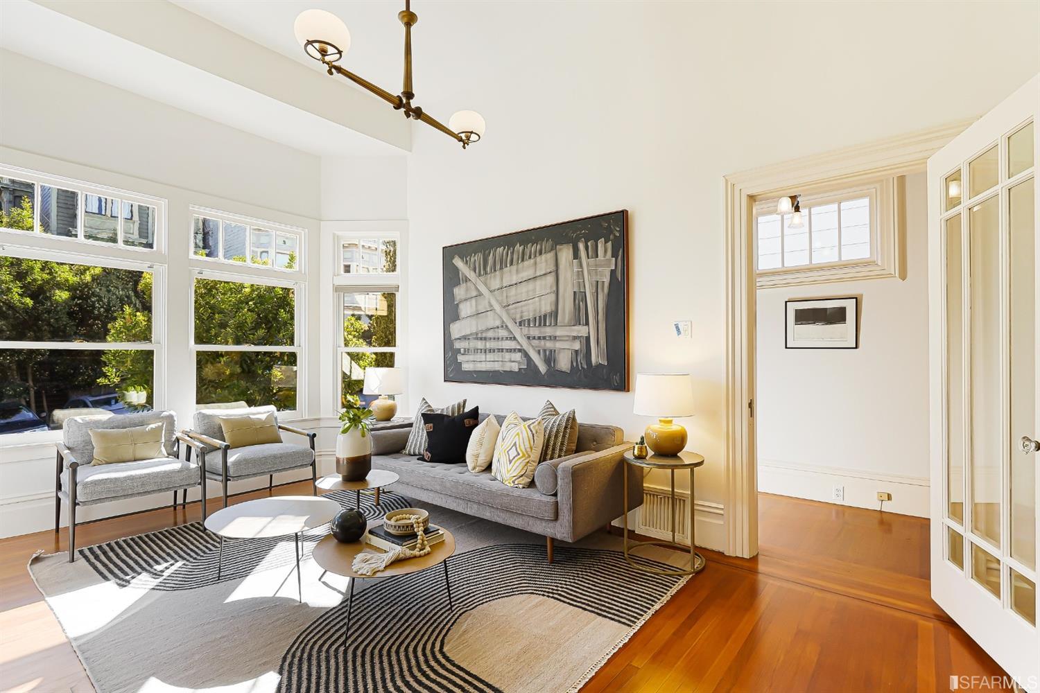 720 Waller Street San Francisco, CA 94117 - Photo 4 of 44 a living room with furniture or couch and a window