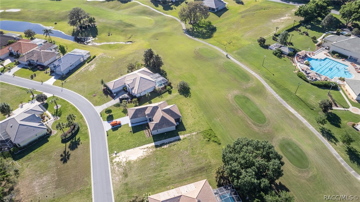191 West Mickey Mantle Path Hernando, FL 34442 - Photo 12 of 29 an aerial view of a house with a swimming pool