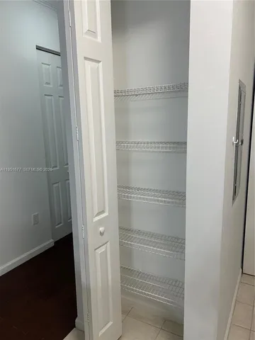 a view of walk in closet